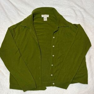 EXPRESS Women's Classic Green Cardigan